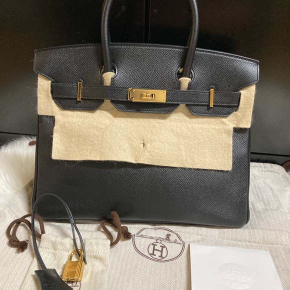 Hermes birkin 30 Epsom Gold hardware - Picture 1 of 13